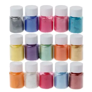 Epoxidpulverharz 15 Farben Pearly Effekt, natürliches Glimmerpigmentpigmentpigment 10 Hauptverkaufsepoxy Tinta für Boden - №6