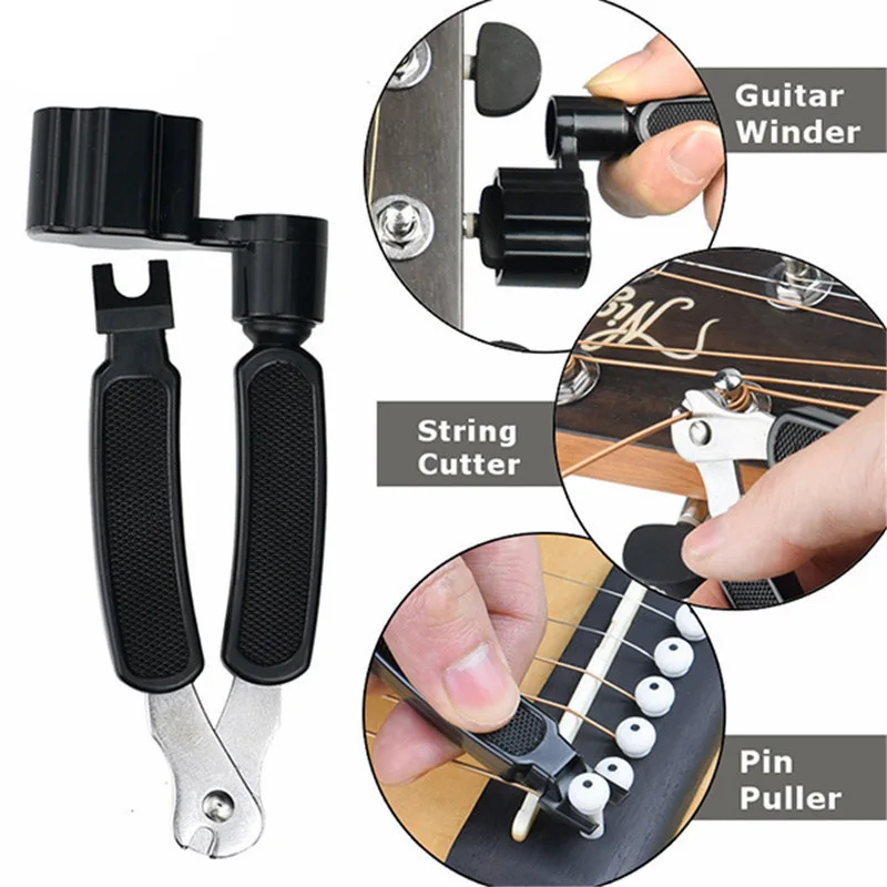 Guitar Accessories Set Guitar Capo/Tuner/Picks/Guitar Pure Copper Strings 1-6 Guitar repair tools for Electric Guitar Parts GYH