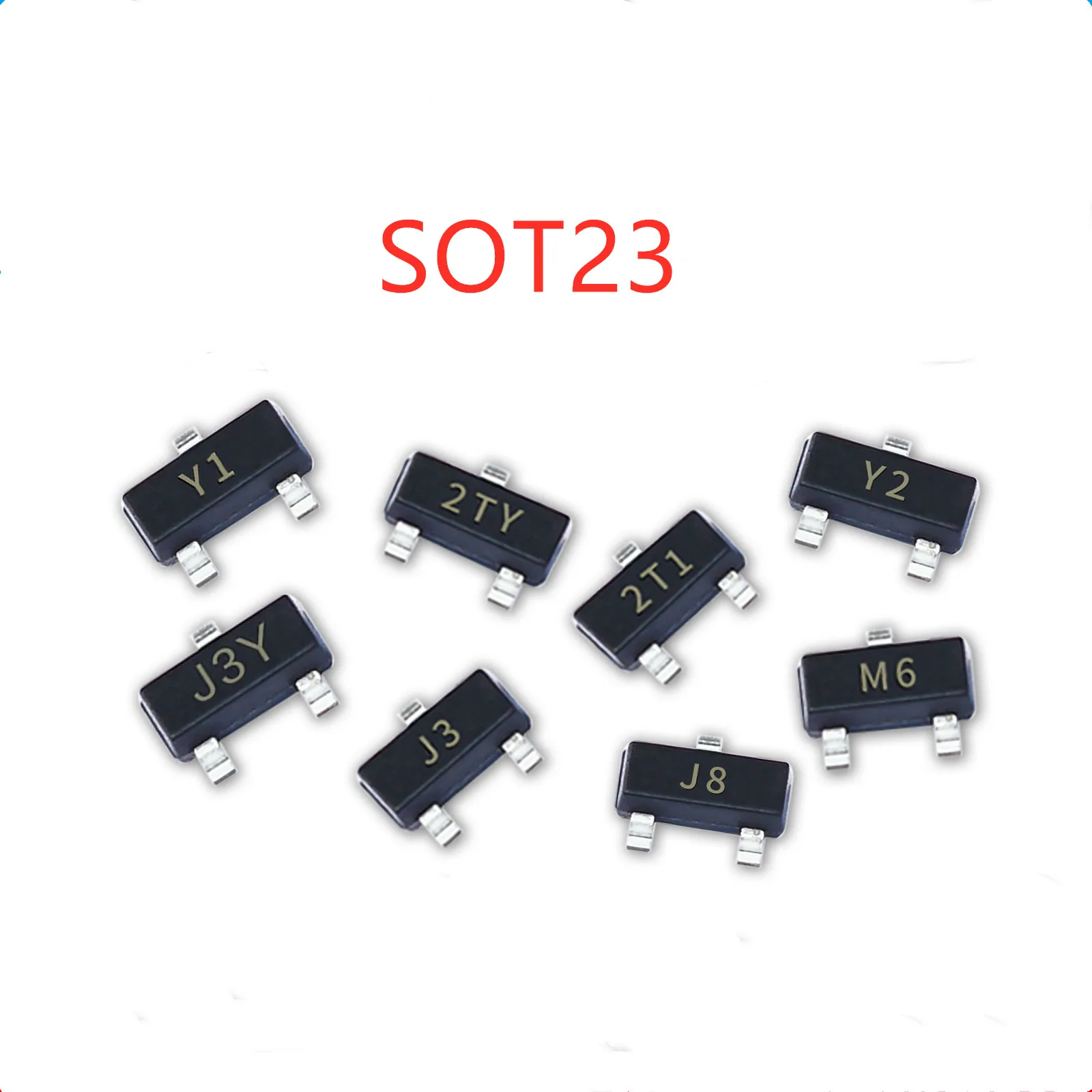 10Pcs SI2302ADS-T1 SI2302AD SOT23 Merk Nieuwe Originele Transistor Chip