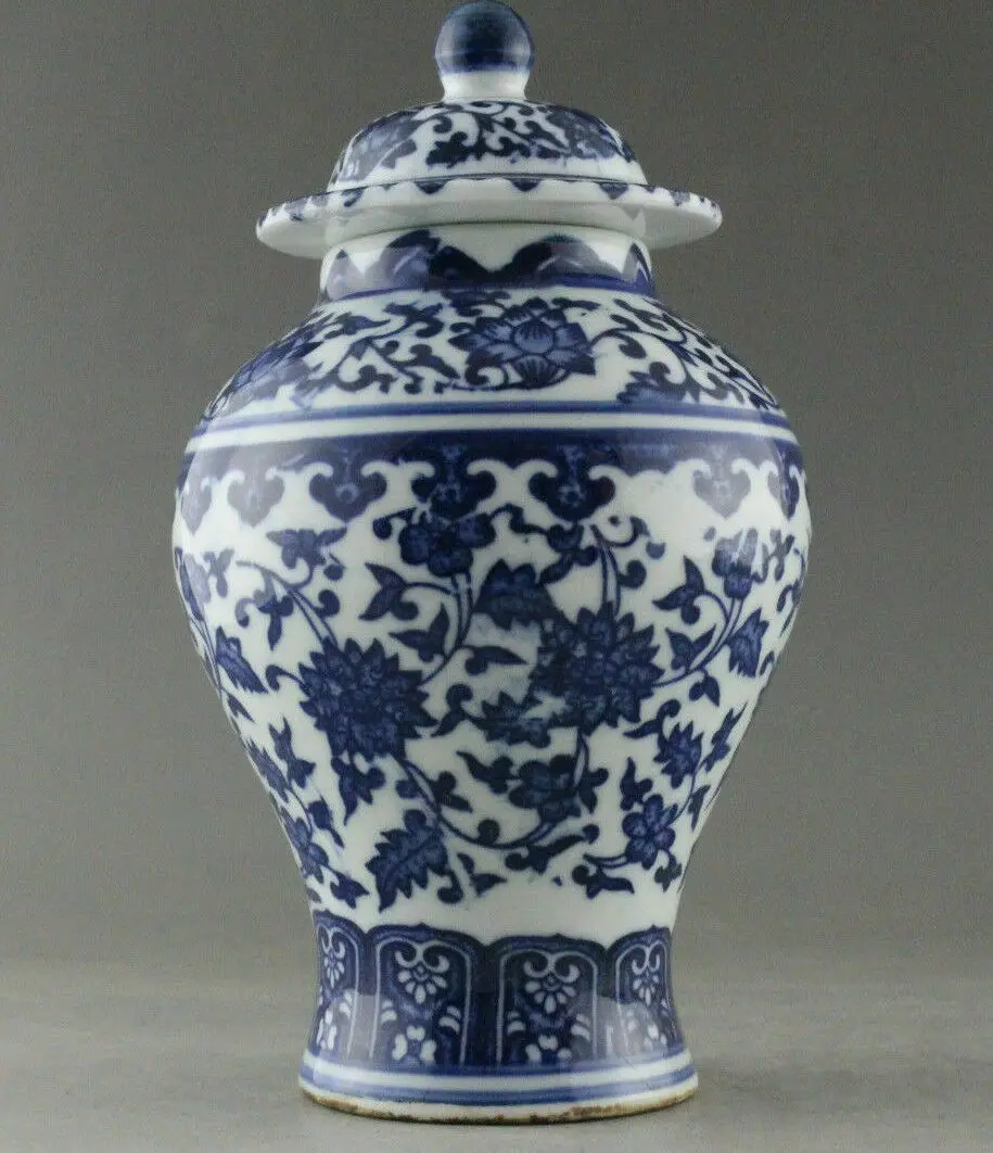 

Fine China Hand Painted flower Blue and White Porcelain vase & Jar