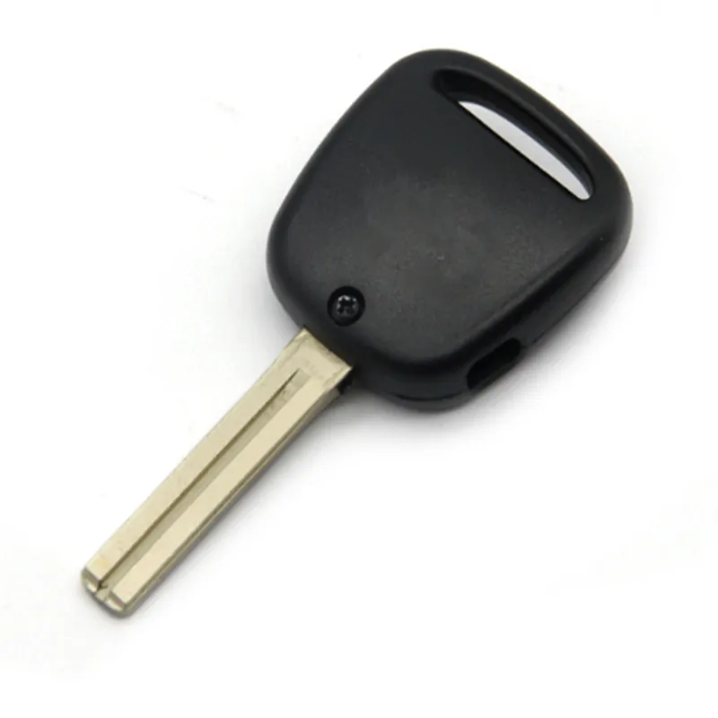 

10PCS Side 1Button Hole on Housing Cover Remote Case Fob Car Blank Key Toy48 Short Blade For Toyota Replacement one Hole Key