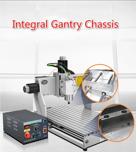 CNC 3020/4030/3040 Numerical Control Engraving Machine Carpentry DIY Engraver Four Axis 3D Jade Wood Metal Carving Machine