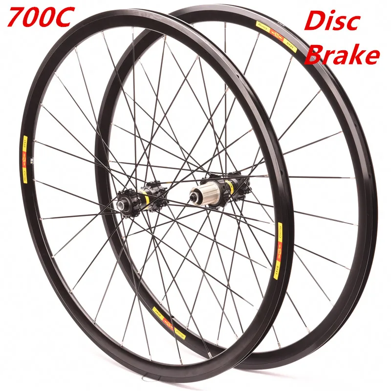 30mm 700 CAxle / QR six hole / center lock ultra-light disc brakes road disc brakes bicycle wheel