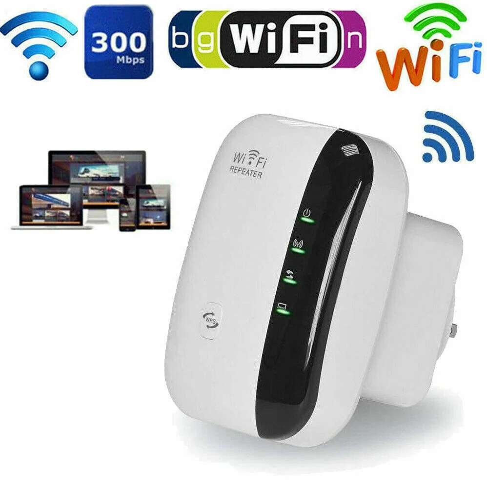 300Mbps WiFi Repeater WiFi Extender Amplifier WiFi Booster Wi Fi Signal 802.11N Long Range Wireless Wi-Fi Repeater Access Point