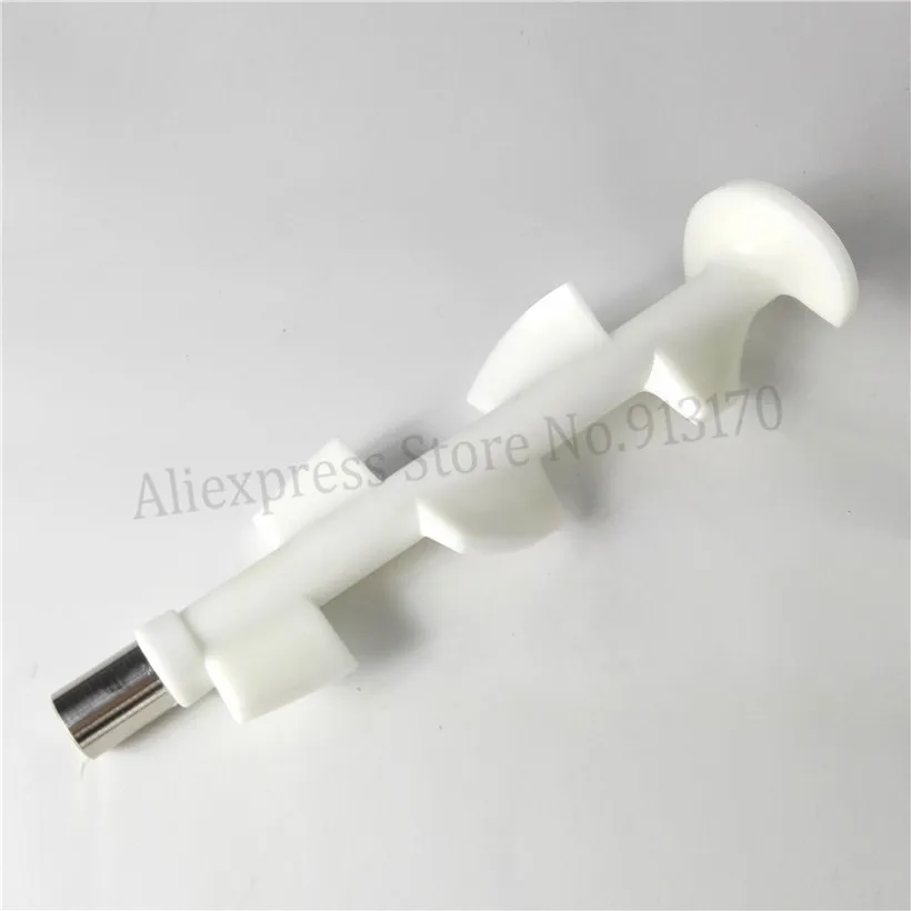 White Color Beater Rod Scraper Auger Spare Part of Ice Cream Machine Accessory Replacement Soft Serve Machine