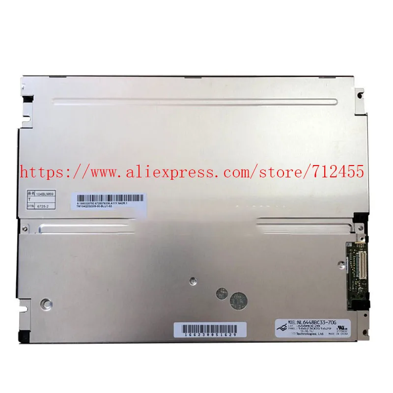 

NL6448BC33-70 NL6448BC33-70D/F 10.4inch LED Screen Industry LCD Panel For Siemens MP277-10