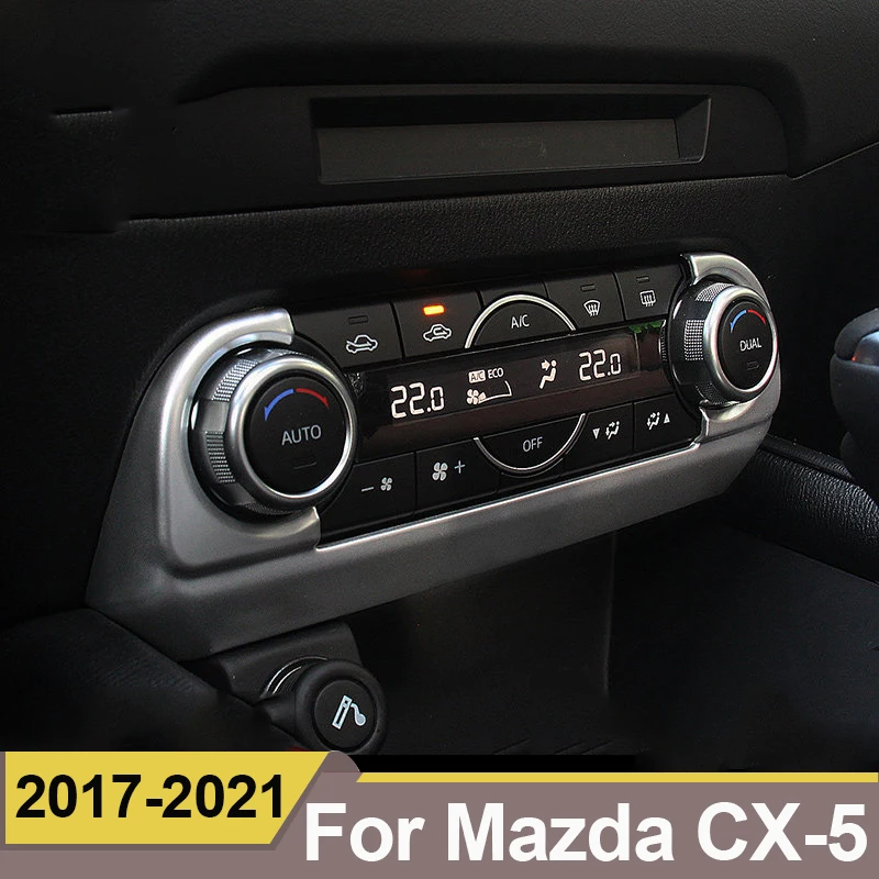 For Mazda CX-5 CX5 2017 2018 2019 2020 2021 accessories Car Middle CD Console Dashboard Trim Sticker Frame Cover interior