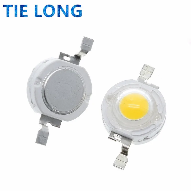 100 ชิ้น/ล็อต led 1 W 100-120LM หลอดไฟ LED IC SMD โคมไฟ Daylight สีขาว/อบอุ่นสีขาว 1 W LED โคมไฟลูกปัด