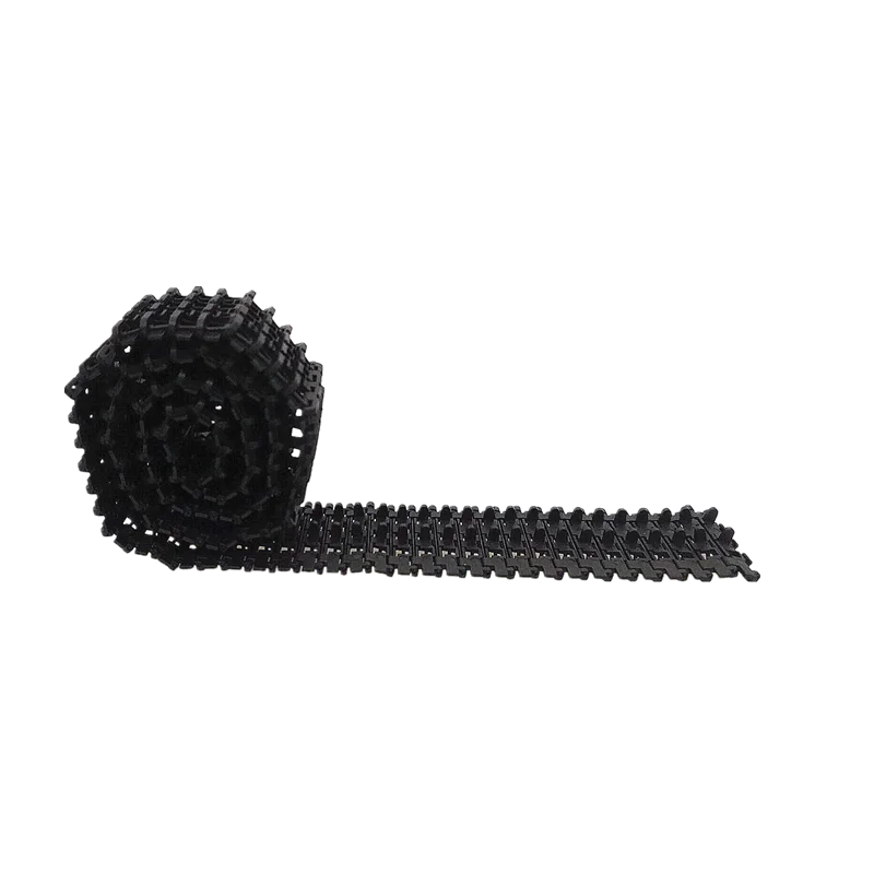 Plastic Track for Robot Tank ChassisNon-shock-absorbing Chain Pedrail Thread Wheel for Crawler Caterpillar Tracked Vehicle