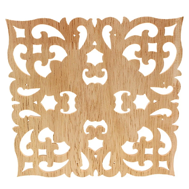 Hot Wooden Decal Supply European-Style Applique Real Wood Carving Accessories And Retail.Woodcarving