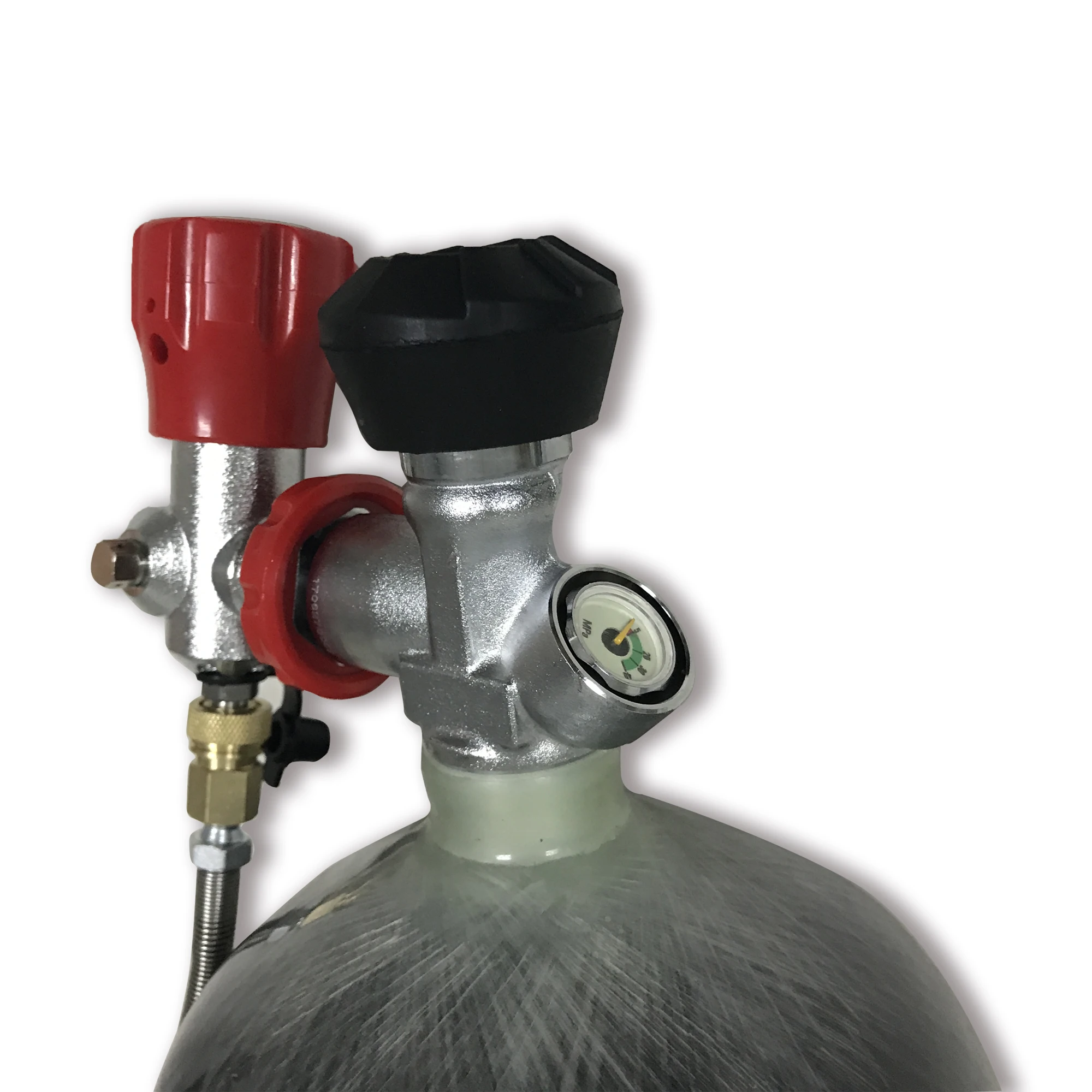 Acecare 9l Kohle faser flasche 4500psi ce Tauch flasche & Ventil & Tankstelle zum Tauchen von Verbund gasflaschen