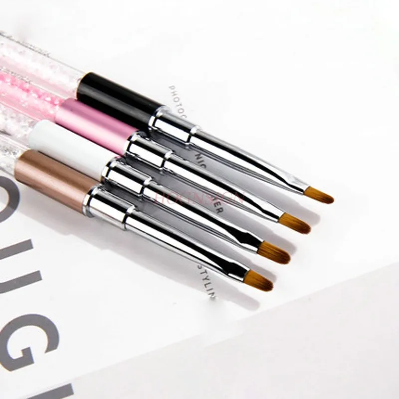 Pędzel do ust Pędzel do szminki Przenośny z pokrywką Makijaż Kobiece brwi Mini korektor Wargi Wyprzedaż