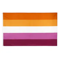 1PC 90x150cm sunset Lesbian Pride Flag Flag banner