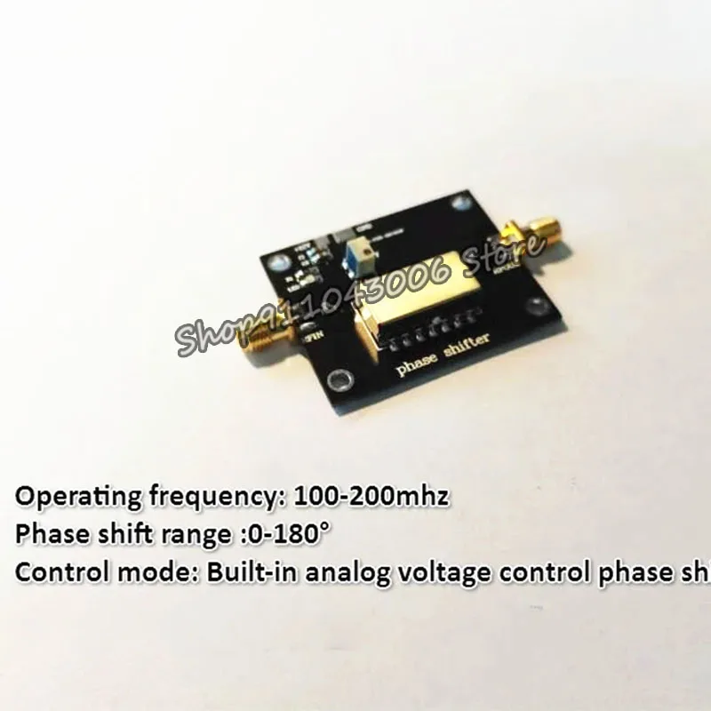 RF Analog Phase Shifter Microwave Phase Shifter 180 Degree Phase Shift 100-200M Analog Electric Phase Shifter 100-200mhz