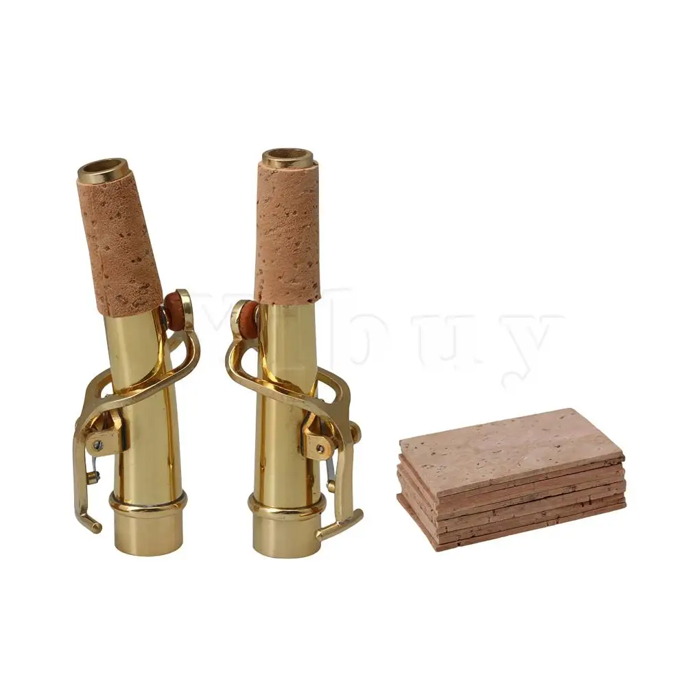 

Yibuy 10cm Length Sax Curved & Straight Neck 10pcs Corks for Soprano Saxophone