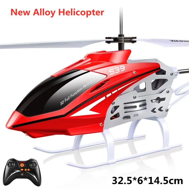 

New 2.4Ghz RC Helicopter 3CH With Gyro LED Lights Hover Altitude Hold For Children Toy Gift Chargeable Remote Control Aircraft