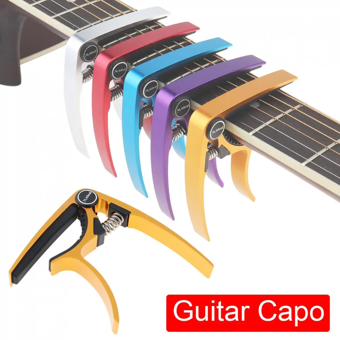 

Lightweight Aluminum Musicians Recommended Capo for Acoustic Electric or Classical Guitar Perfect for Banjo and Ukulele Hot