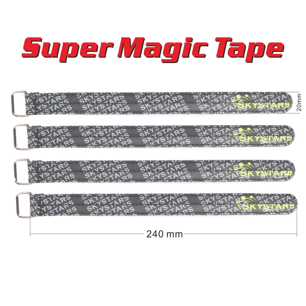 Skystars Super Magic Tape Tie Battery Strap Ribbon Belt Wear-resistant 20*240mm Cable Holder for RC Drone FPV Quadcopter Parts