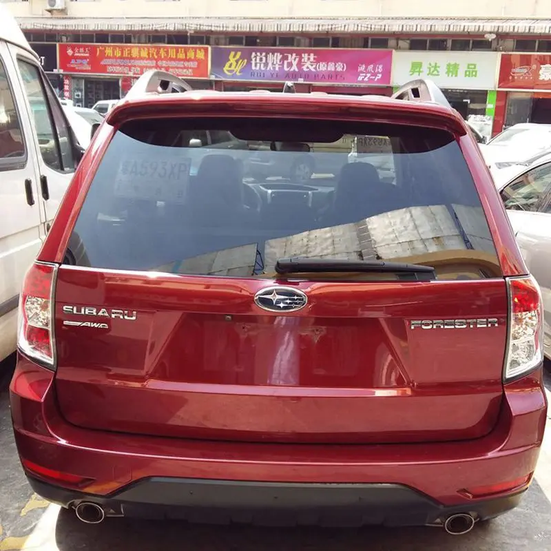 For Forester Spoiler Original paragr ABS Material Car Rear Wing Primer Color Rear Spoiler For Subaru Forester Spoiler