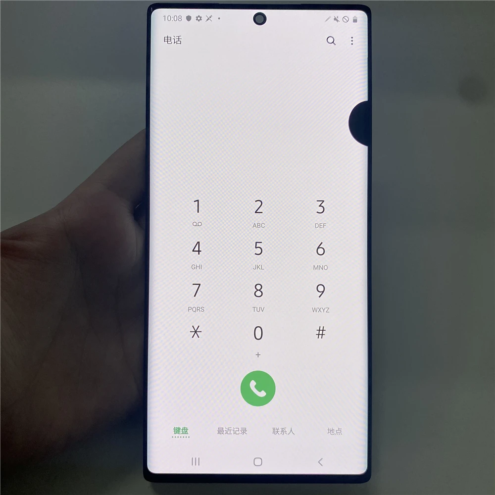 واحد بيع عيب نقطة خط LCD لسامسونج نوت 10 + LCD N975F نوت 10 زائد شاشة الكريستال السائل محول الأرقام بشاشة تعمل بلمس لا الإطار #4