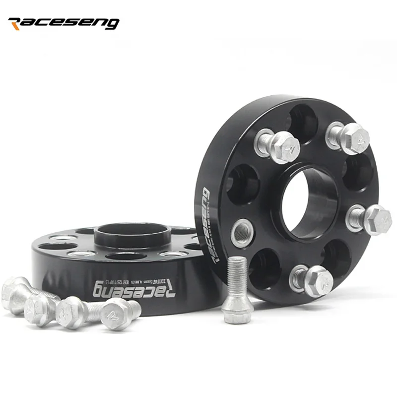 2Pieces 20/25/30/35/50mm aluminum alloy CNC wheel  Spacers suit  PCD 5x100 CB 57.1 for Audi A1, A2, A3, TT Volkswagen FOX, GOLF