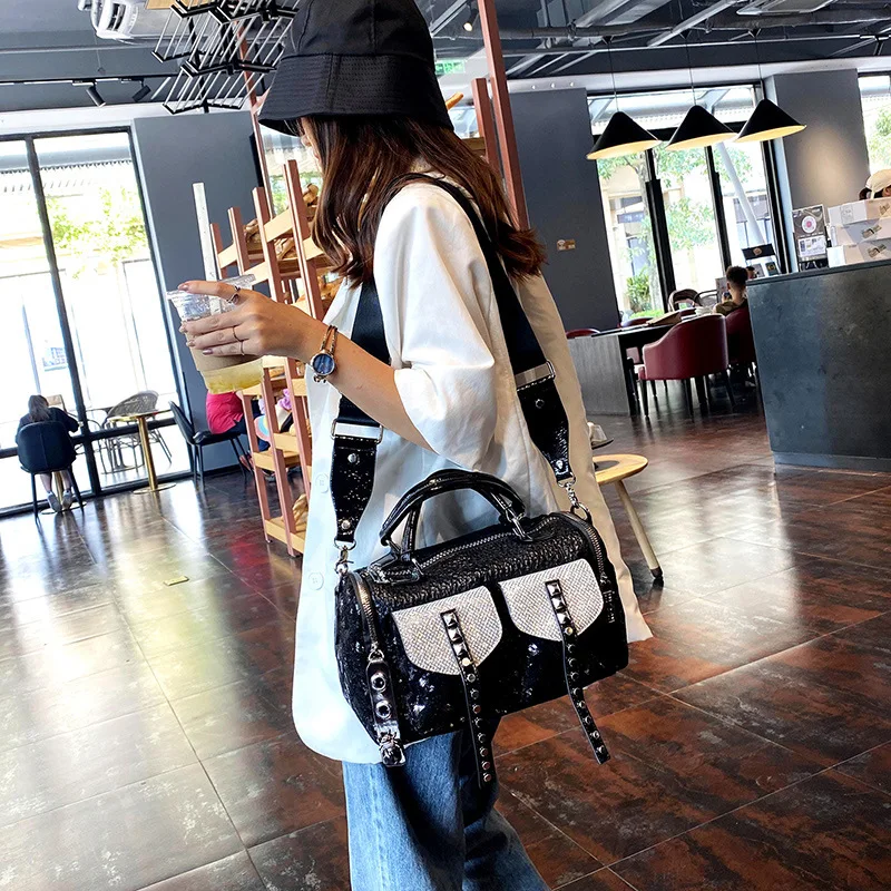 New Luxury Women Handbag Hot Fashion Soft Leather Shoulder Bag Designer Crossbody Bag High Capacity Brand Black Travel Tote Bags