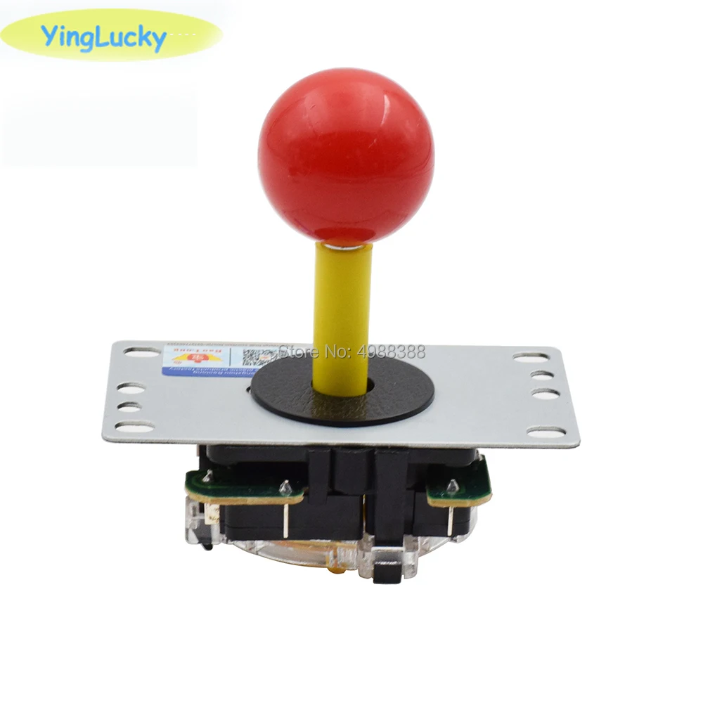 2 PCS Copy Sanwa High Quality 5Pin 8way Long Stick Joystick with Multi Color Ball for Arcade Game Machine Pandora box console