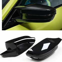 Mirror Cover For BMW G20 New 3 Series Sedan M340i 330i 2019-2022 Gloss Black Exterior Rear View Caps Shell Replacement Clip On