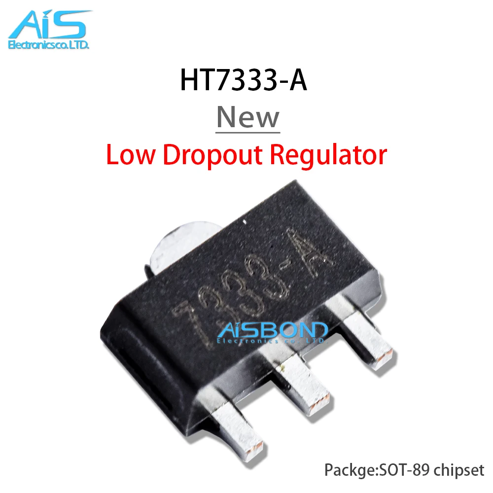 10Pcs/Lot New HT7333-A High current low voltage regulator IC HT7333-1 SOT-89 HT7333 7333-1 7333A-1 SOT-89 SMD