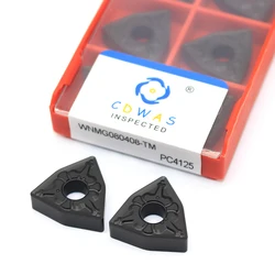 WNMG080404 WNMG080408 TM PC4125 WNMG 0804 Carbide Inserts High Quality External Turning Tool CNC Lathe Cutter Tool For Steel