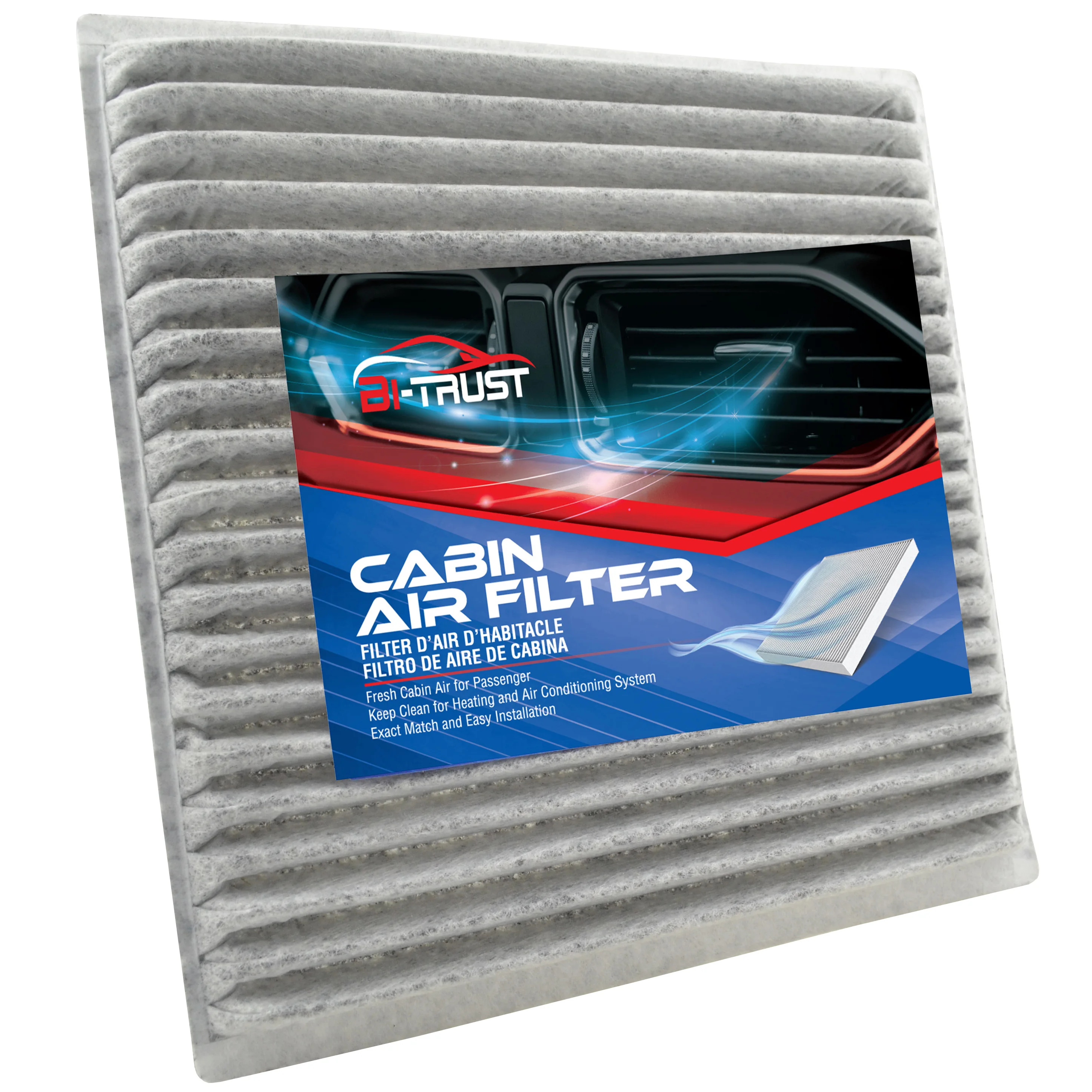 Bi-Trust Cabin Filter Activated Carbon forToyota 4Runner/Celica/Fj Cruiser/Prius/Sienna Subaru B9/Legacy/Outback