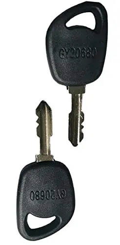 

(2) Ignition Keys GY20680 for John Deere 100 LA LT SST X Series 1026R L100 L110 L108 L111 L118 L120 L130 LA125 LA130 LA135