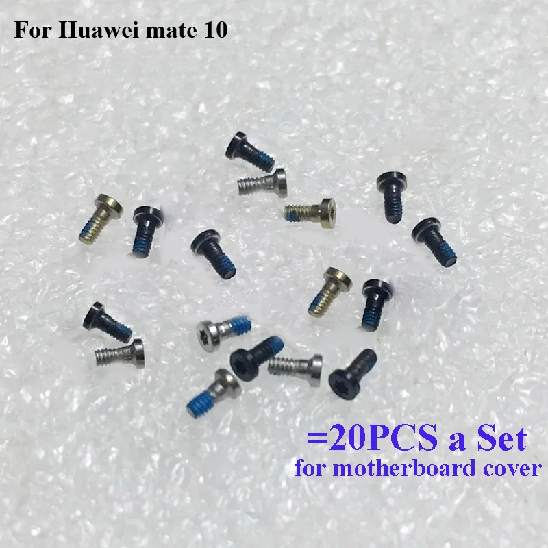 20PCS a set Black Screw For Huawei mate 10 mainboard motherboard Cover Screws Repair Parts For Huawei mate10