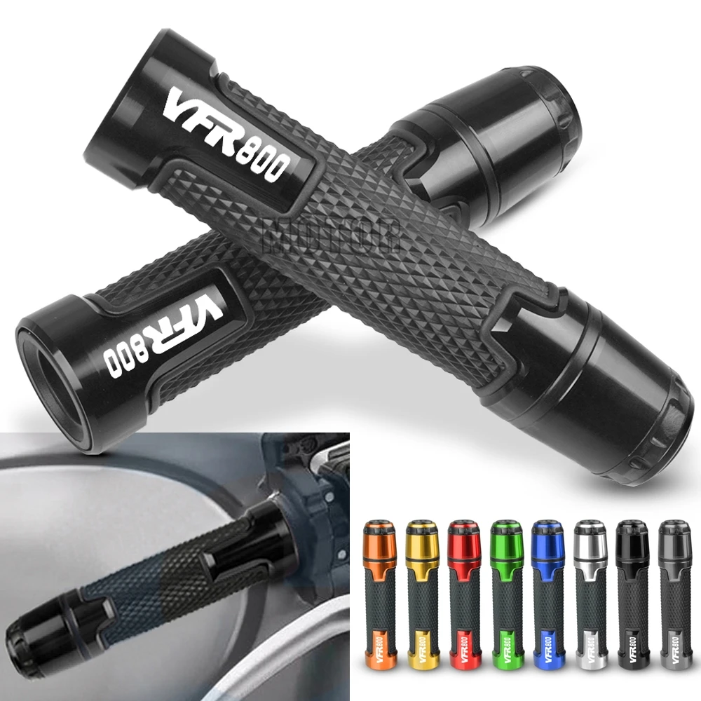 

For Honda VFR 800/VFR800F/VFR800 F/Fi/W1/VTEC Motorcycle Universal 7/8"22mm Handlebar Grips With Ends Handle Caps Hand Bar Plugs