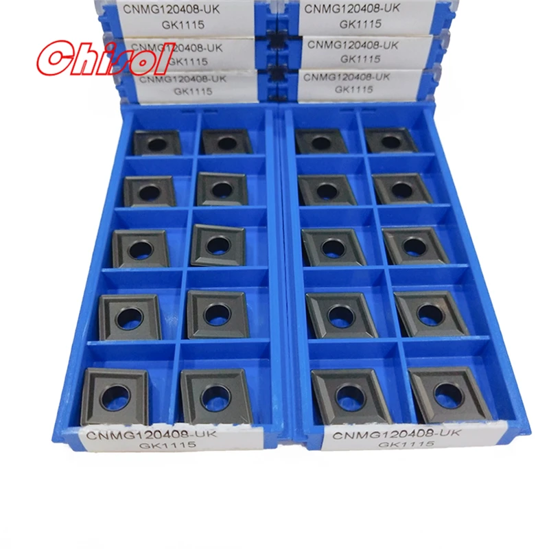 Carbide Turning Inserts  CNMG120404-UK CNMG120408-UK CNMG120412-UK CNMG120416-UK GK1115 GK1120 GK1125 Processing Cast Iron