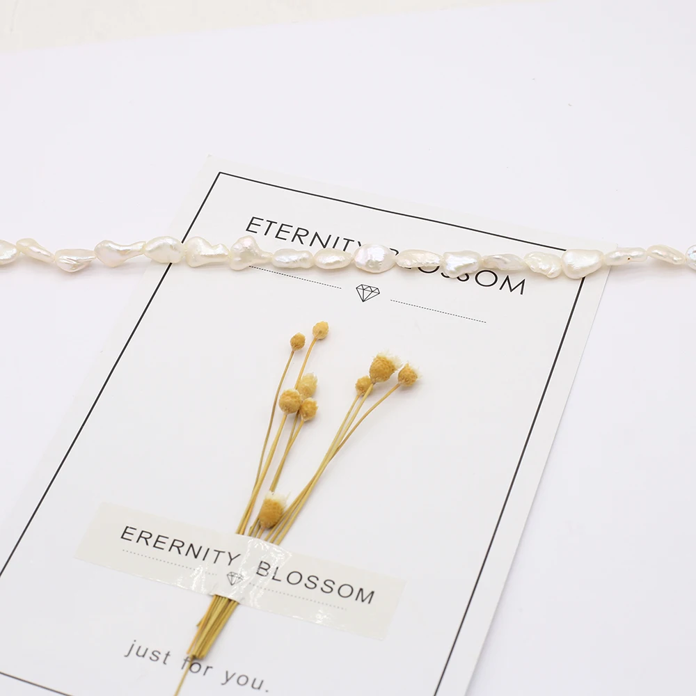 AAA Natural Freshwater Pearl Beads Irregular Straight Hole Loose Bead For DIY Charm Bracelet Necklace Jewelry Accessories Making