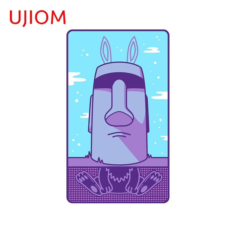 UJIOM Wall Stickers Cartoon Secret of Easter Island Wallpaper Decoration Sticker Accessories Waterproof Room Home Decor Decals