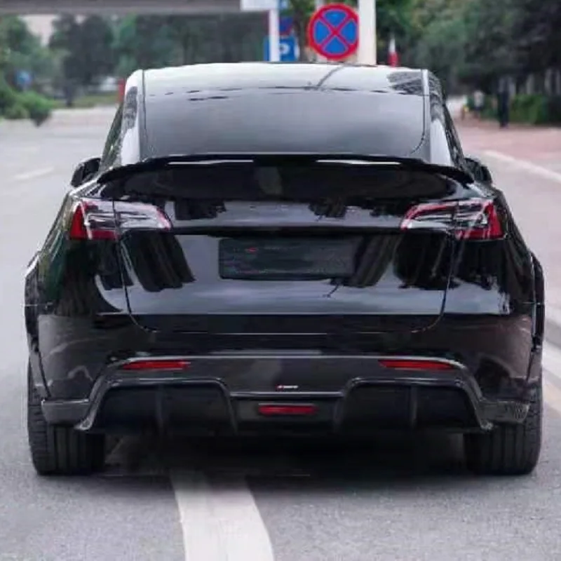 

Car Accessories Carbon Fiber Bodykit Front Lip Diffuser Wing Side Skirts for Tesla Model Y 2020-2021