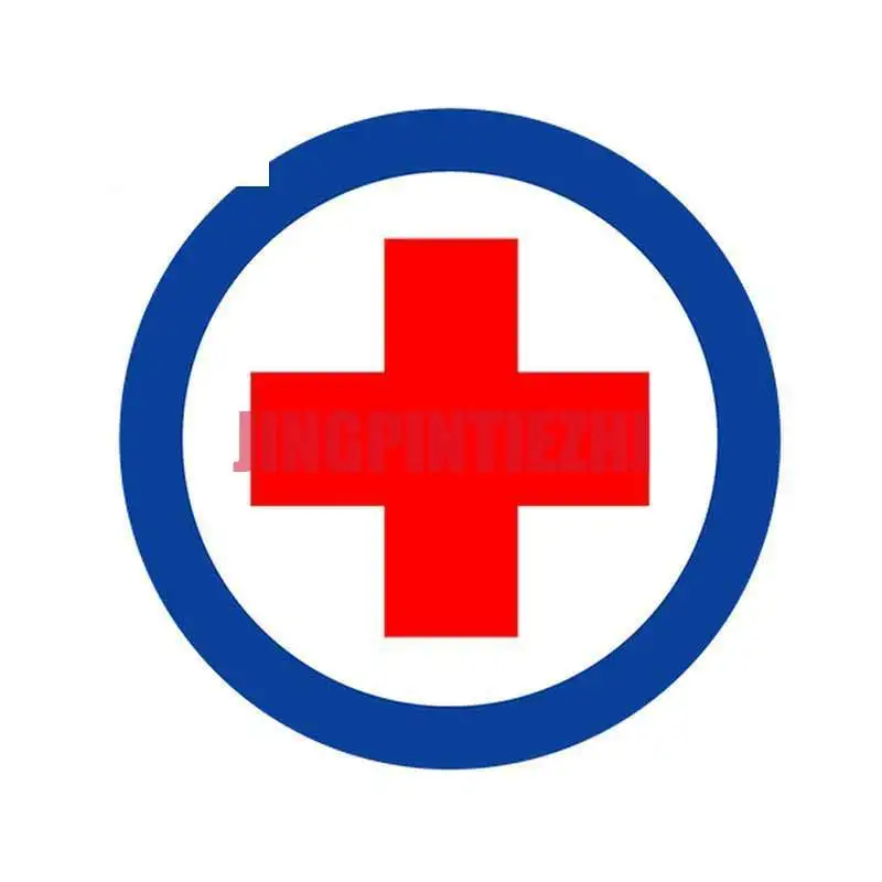 

Car Stickers Vinyl Motorcycle Decal Decoration Laptop Red Cross Vinyl Material Personality Car Stickers