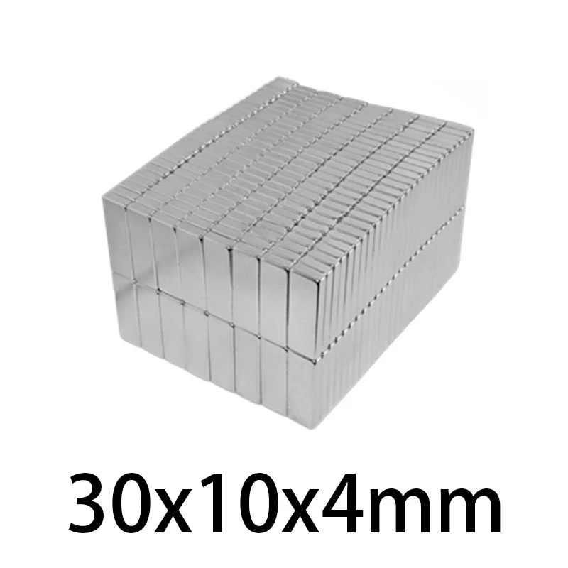 30x10x4mm block Powerful N35 Magnets Super Sheet Permanent Magnetic 30mmx10mmx4mm Strong Neodymium Magnet 30*10*4mm