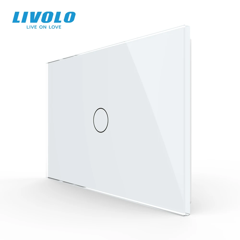 LIVOLO US Standard C9 New Series Wall Touch Screen Panel Switch ,Crystal Glass,ac 110-220V,Backlight Dispaly, Sensor Control