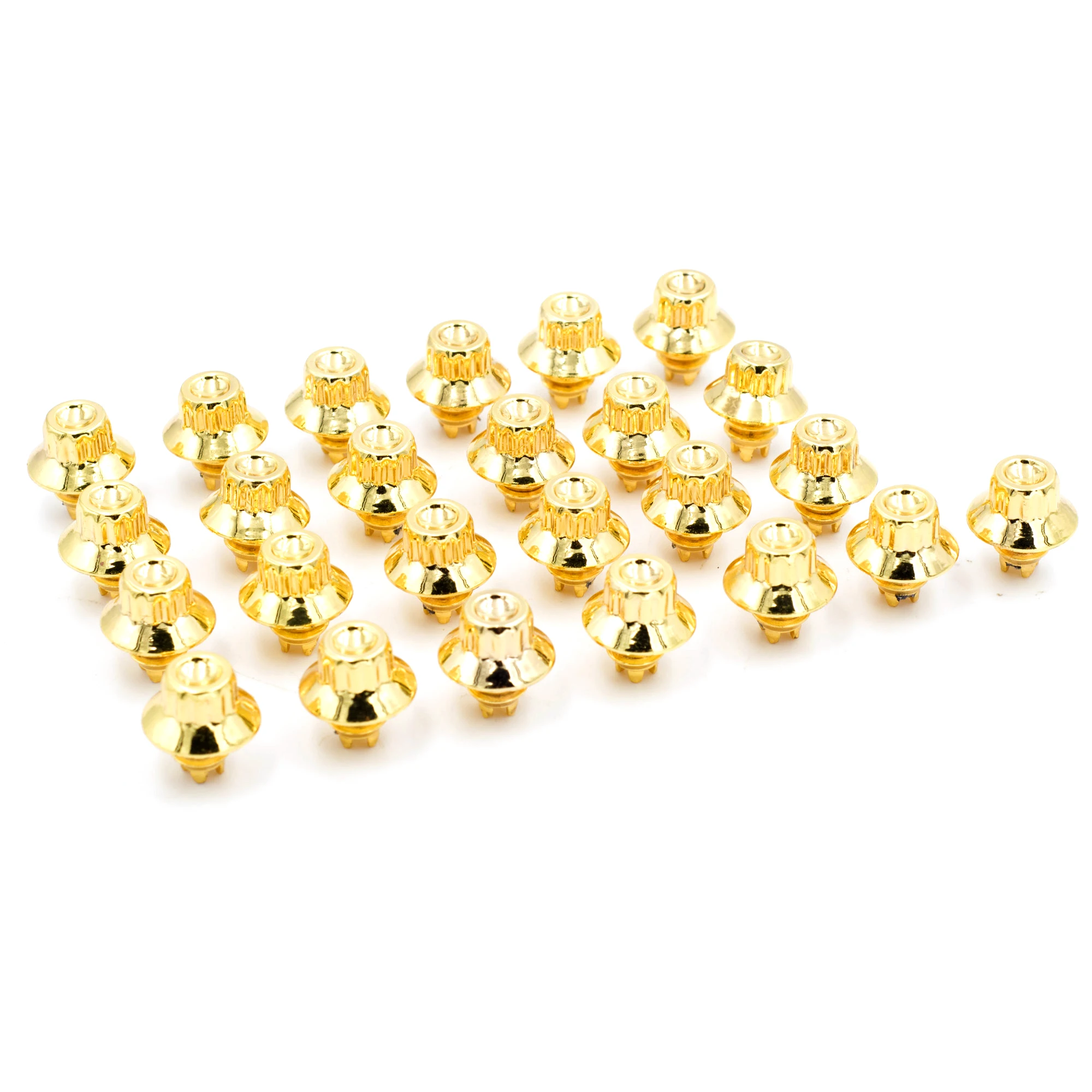 

100pcs 13x7mm Wheel Rivets Rims Nuts Studs For Rims Lip Bolts Decoration Auto Clips Cover Screw Replacement Gold D010