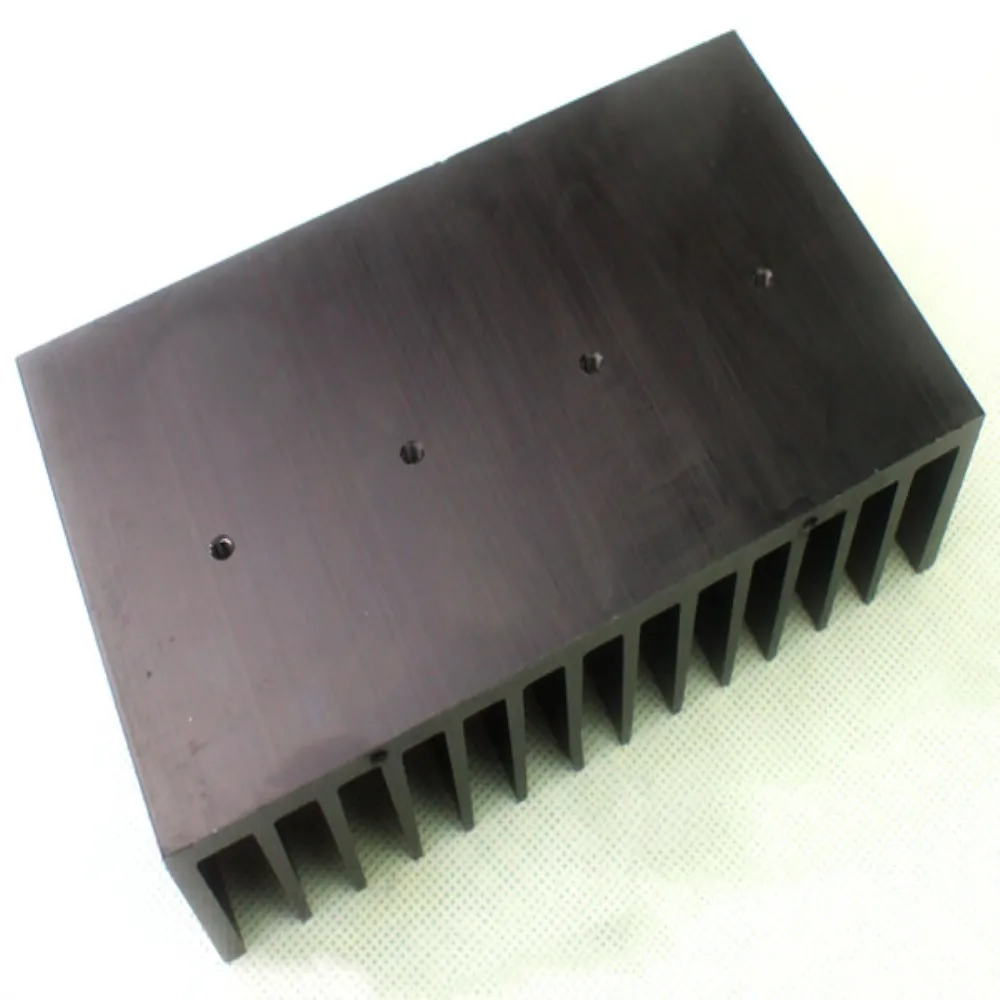 Aluminium Heatsink Volledig Symmetrische Discrete Componenten Hifi Koorts Eindversterker Bord 140*81*44Mm Radiator Voor Lm3886/Tda7293