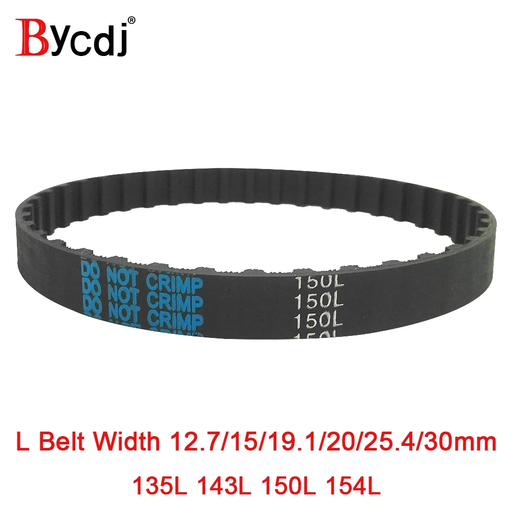 

Trapezoid L Timing belt C=135/143/150/154L Width 12.7/15/19.1/20/25.4mm rubber Synchronous Belt Teeth 36 38 40 41T pitch=9.525mm