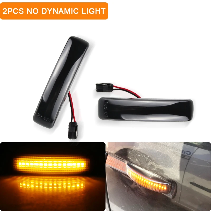 2Pcs LED Turn Signal Side Marker Lamps Repeater Indicator Light For Land Rover Discovery 3 4 Rover Sport L320 Freeland 2