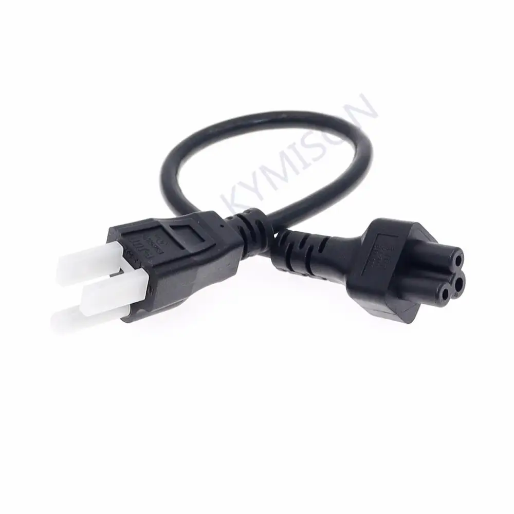 0.3m US NEMA 5-15P to IEC C5 AC Power Cord, American Standard Three plug to C5 Extension Cable For Notebook