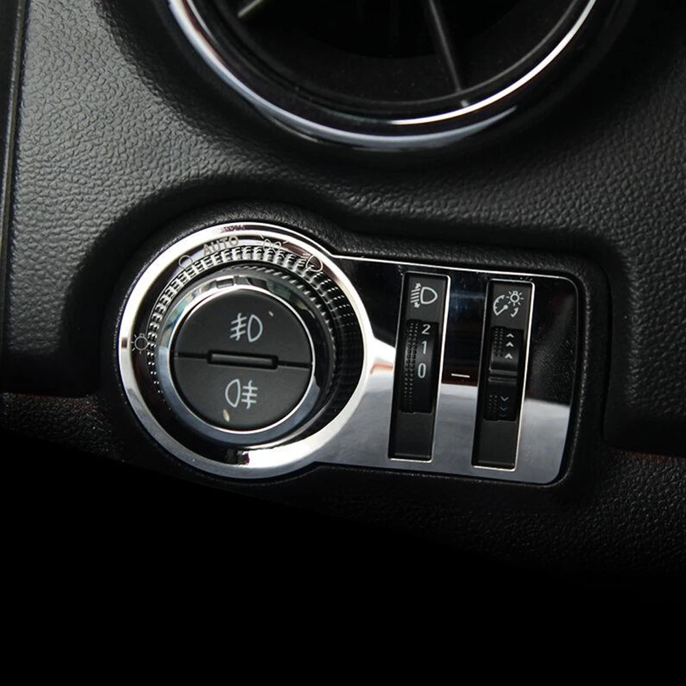 لسيارة شيفروليه ماليبو كروز تراكس أوبل موكا أسترا J إنسيجنيا مصباح من الفولاذ المقاوم للصدأ مفتاح المصباح لاصق تزيين/تقليم