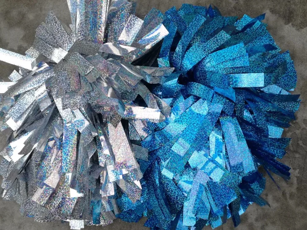 Cheerleader Pom Poms, tamanho personalizado barato, escolha cores, 3 4x6 \