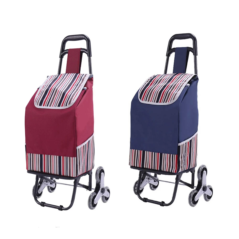 

Foldable Shopping Trolley Bag Storage Bag Basket Eldly Buy Vegetables Bag Large Capacity Grocery Organizer Container Cart