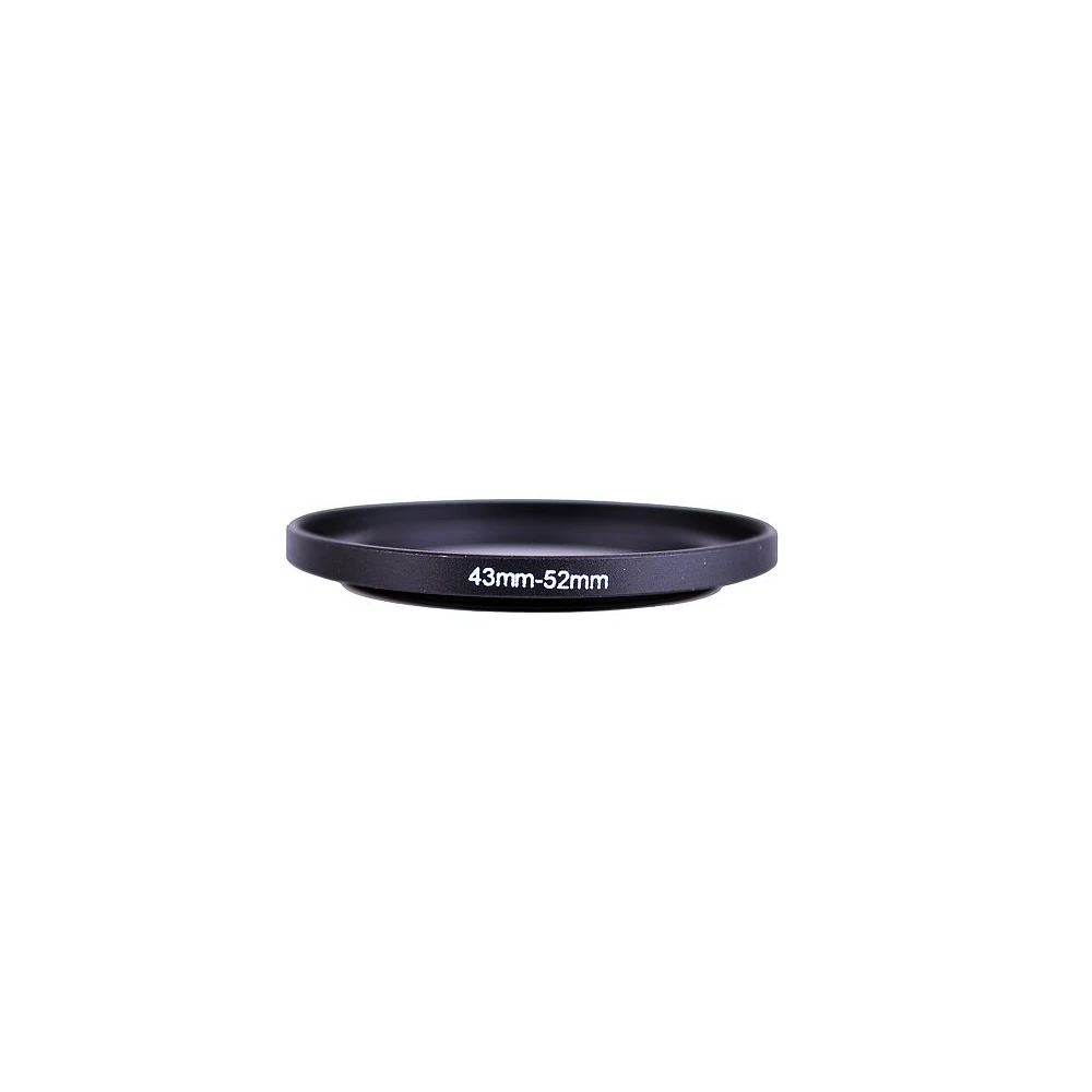 43mm-52mm 43-52 mm 43 to 52 Step Up Lens Filter Metal Ring Adapter Black